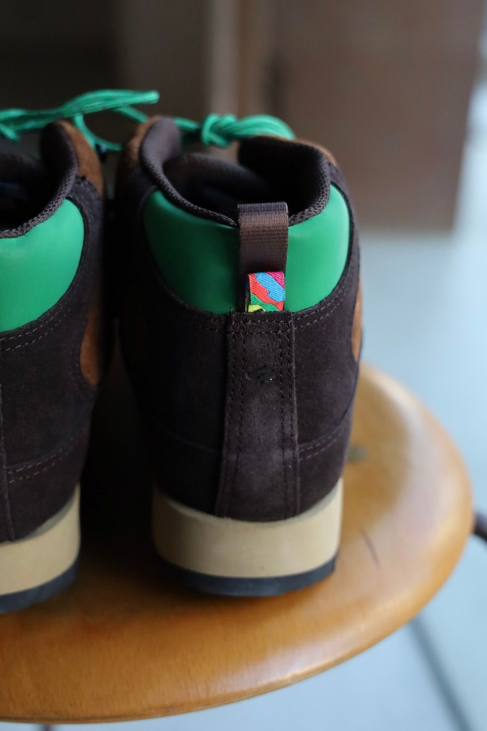 イズネス 25AW FLOW-MID SHOES is-ness×SUICOKE(25AW_40_1007AWSHOES01)BROWN×GREEN☆新作発売！