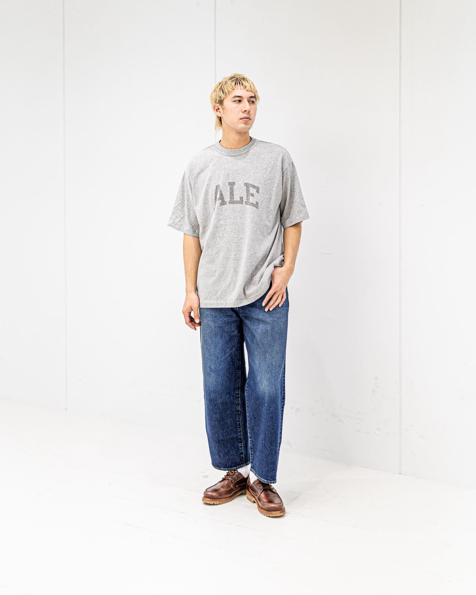 blurhms ROOTSTOCK ALE-Y 88/12 Print Tee WIDE (HEATHER GRAY) 新作発売！