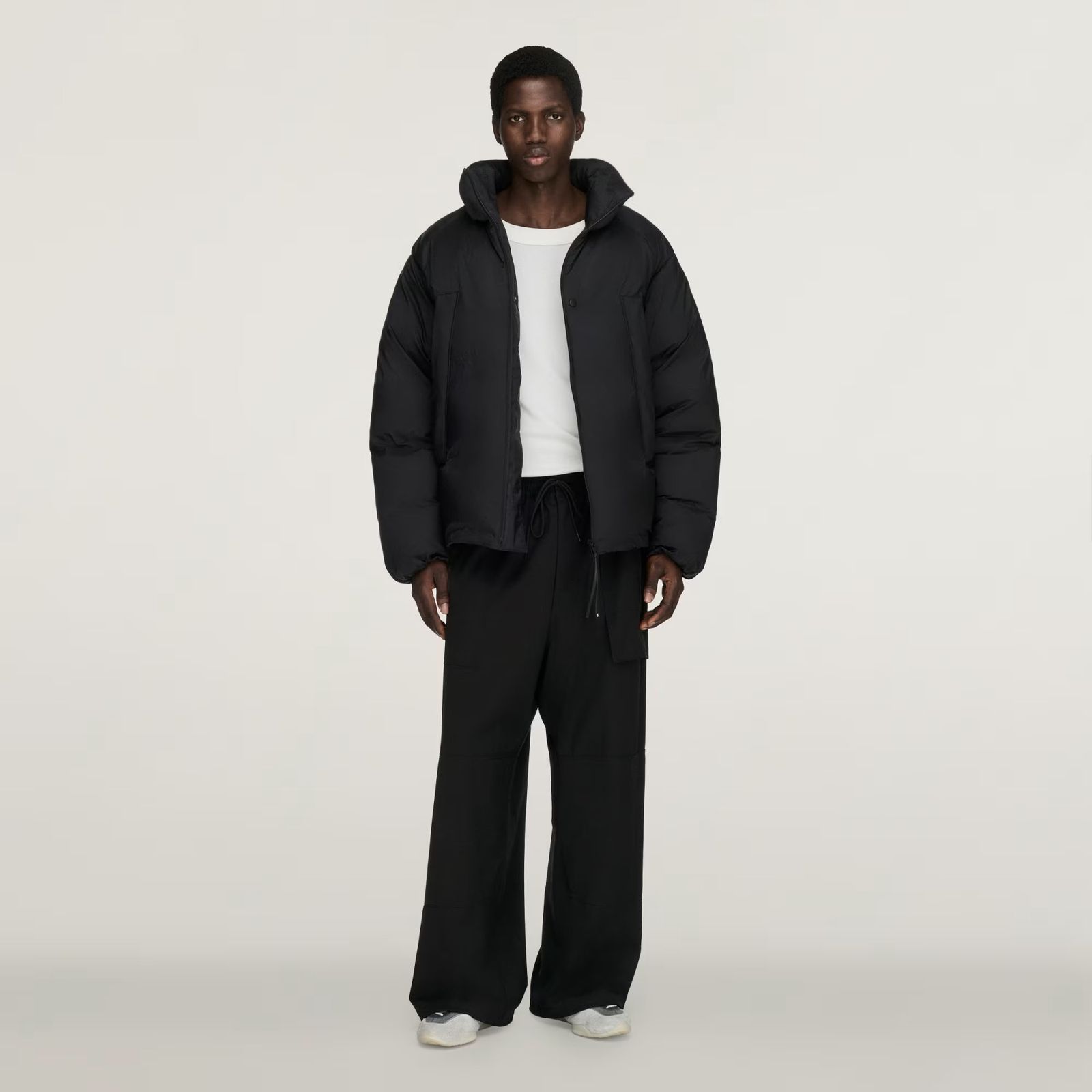 ワイスリー Y-3 HOODED PUFFER JACKET(KT1530)BLACK☆新作発売！