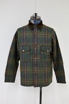 ジュンヤワタナベマン 25AW FILSON Wネーム ウールチェックツイードレザージャケット(WP-B002-051)☆11月1日(土)発売！