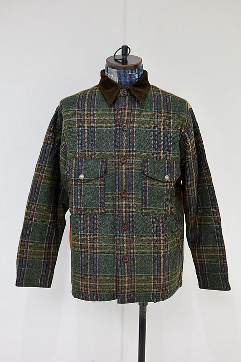 ジュンヤワタナベマン 25AW FILSON Wネーム ウールチェックツイードレザージャケット(WP-B002-051)☆11月1日(土)発売!