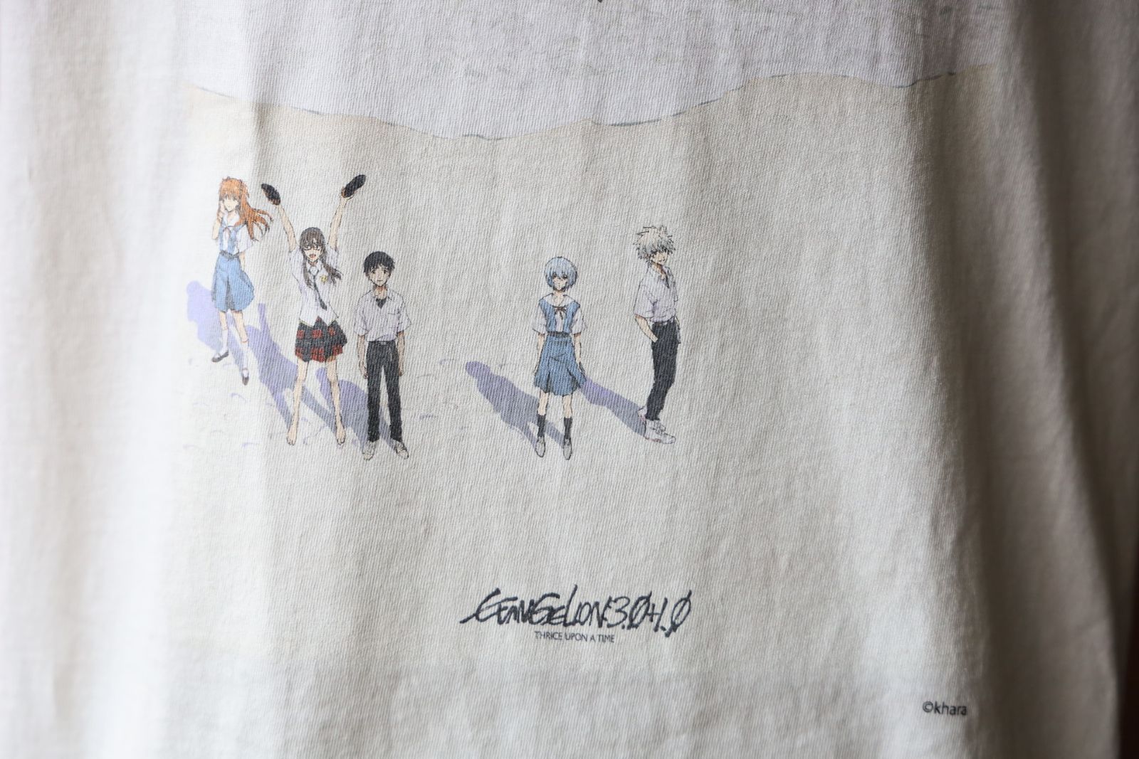 セントマイケル25SS シン・エヴァンゲリオン劇場版TシャツEV_SS TEE/WHITE(SM-HR8-0000-C11)WHITE