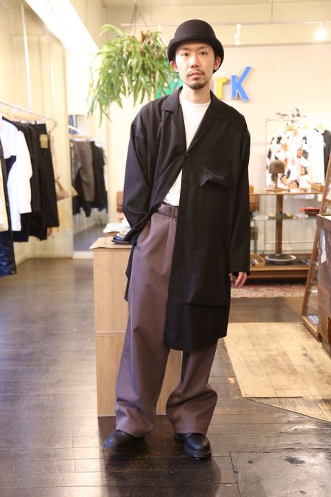 Graphpaper Hard Twill Belted Pants"GRAY"Style.2020.7.27.