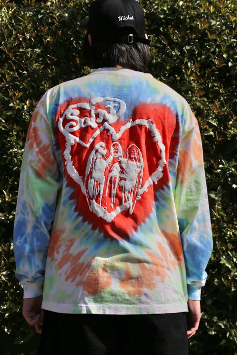 ©︎SAINT M×××××× TIE DYE LONG SLEEVE(SM-S21-0000-010)style.2021.4.9. ※4月10日AM10:00発売
