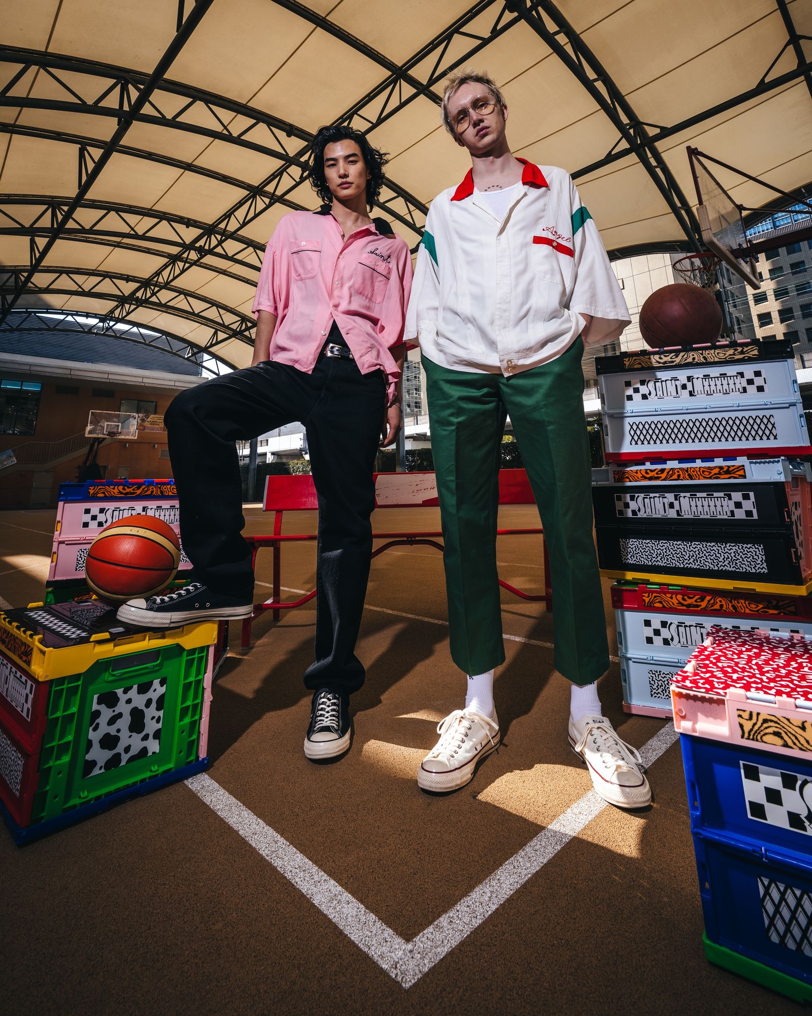 セントマイケル 26SS BOWLING SHIRT(SM-MK8-0000-036)PINK☆4月29日(水)新作発売！