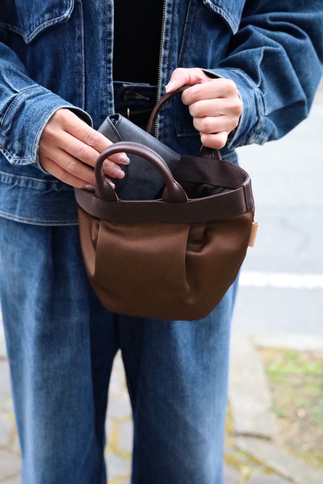 エンダースキーマ バッグ 2tuck tote S(yv-b-2ts)dark brown☆1月10日(土)発売！