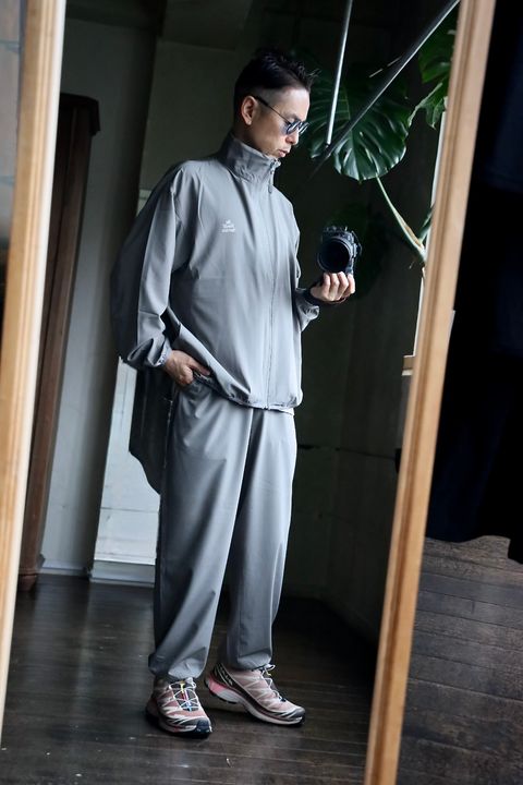 ReFresh!Service. “UTILITY PACKABLE SUIT”(GRAY)スタイル