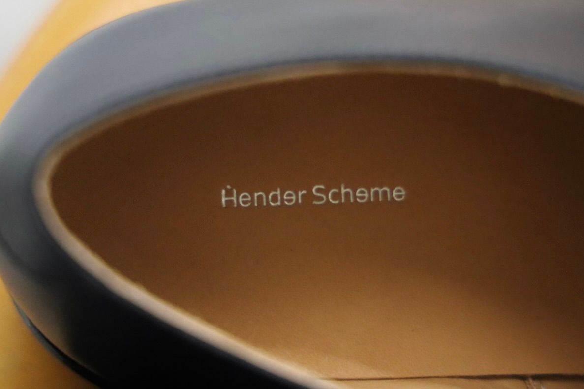 エンダースキーマ 25SA 革靴 bear foot balmoral(xu-s-bfb)black