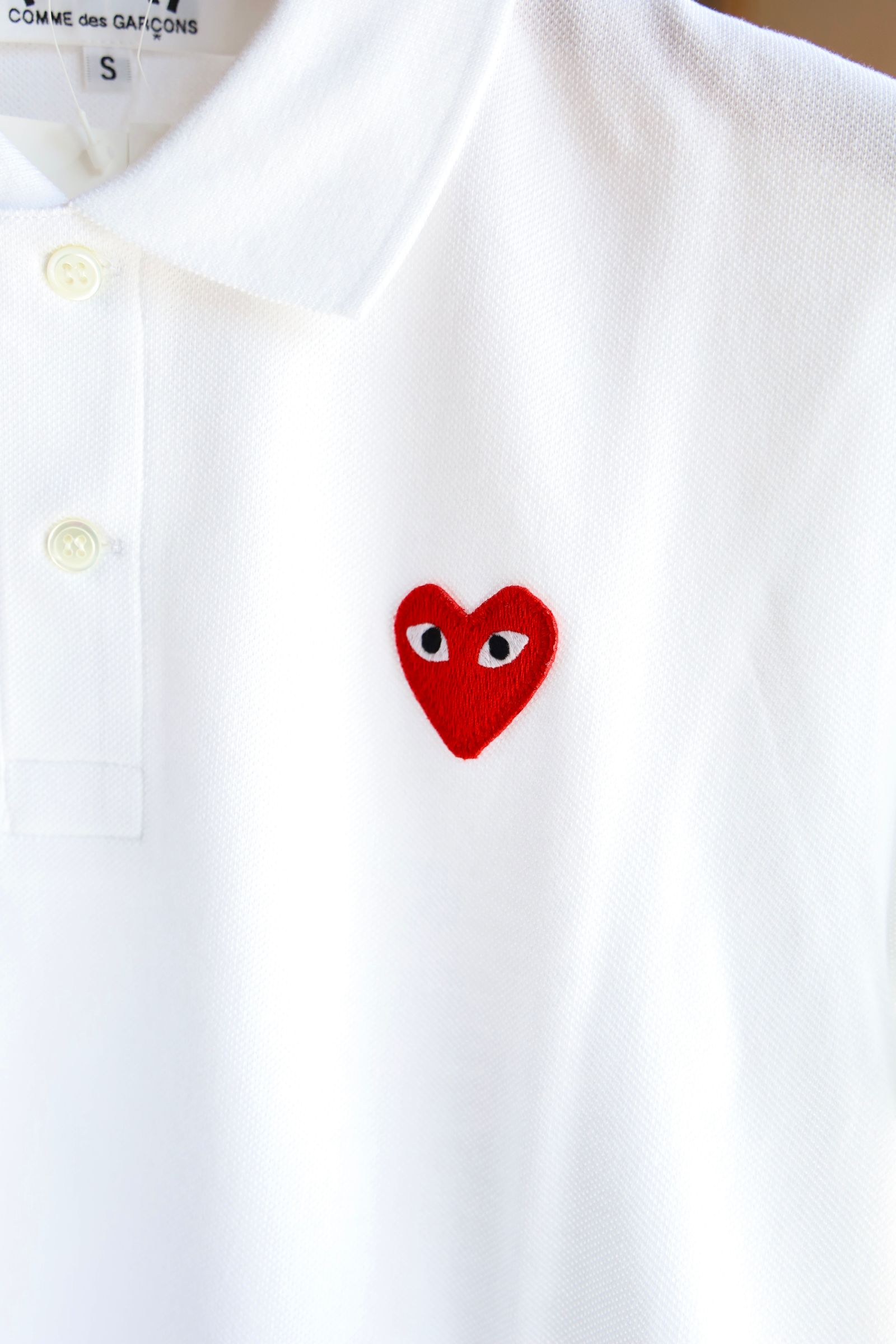 COMME des GARÇONS PLAY ハートTシャツ Mサイズ PLAY COMME des GARCONS - PLAYプレイコムデギャルソン