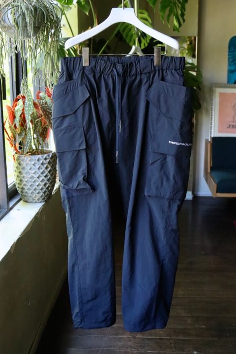 S.F.C エスエフシー23FW SUPER WIDE CARGO PANTS(SFCFW23P04)Navy