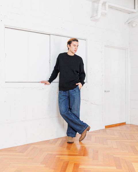 グラフペーパー  Linen Solotex Loose Rib Crew Neck 3月1日(土)発売！