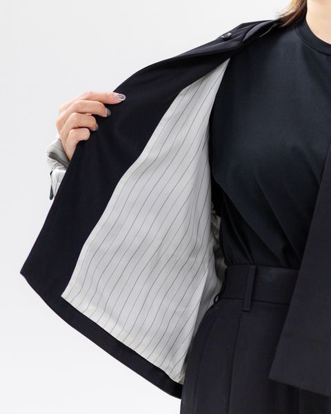 Graphpaper Techno Wool Nylon Stand Collar Short Jacket style.2025.09.27