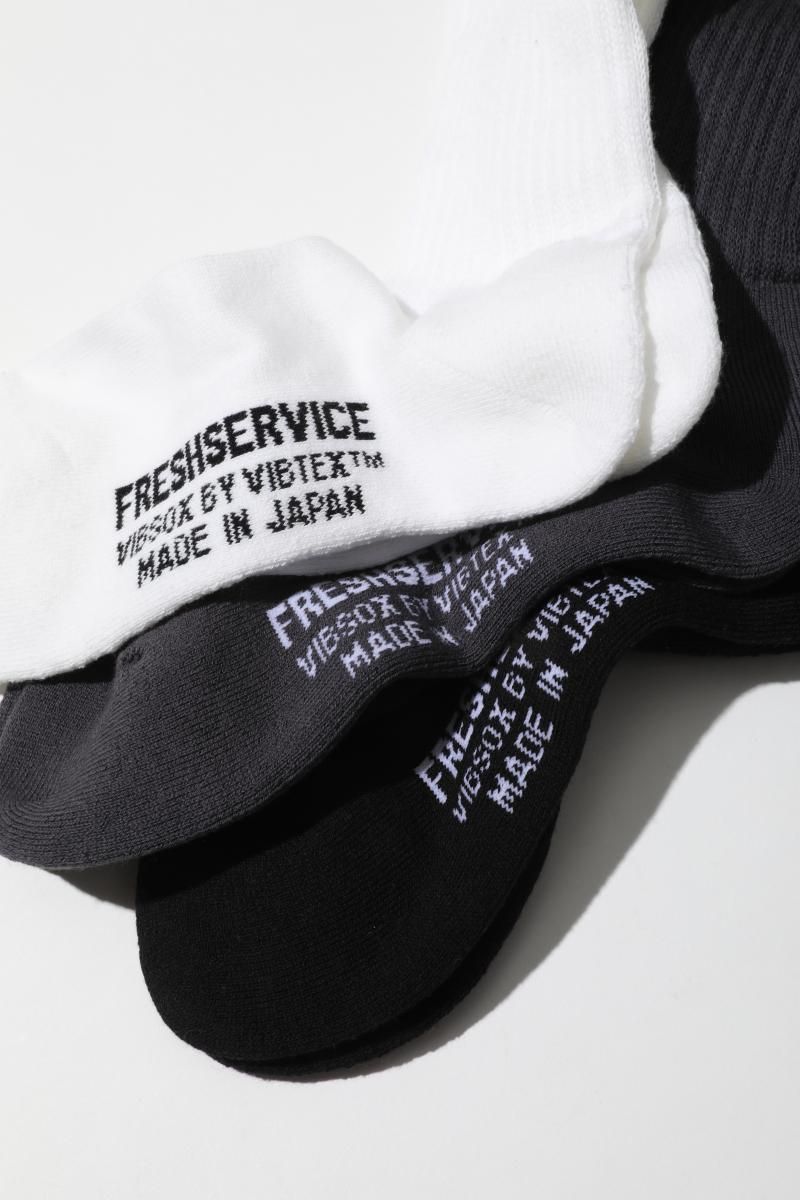 フレッシュサービスソックス VIBTEX for FreshService VIBSOX(FSP244-90148B)BLACK