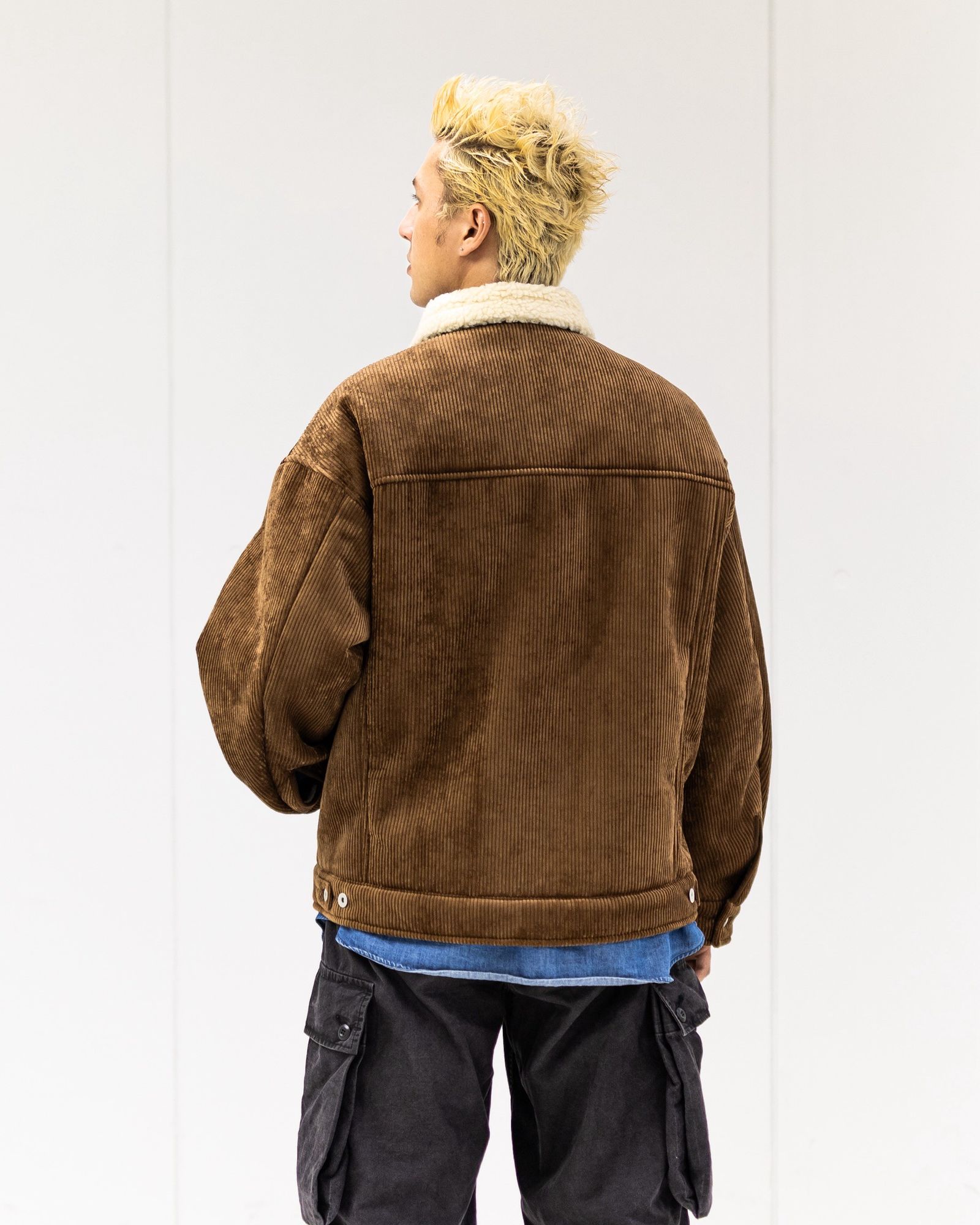 フレッシュサービス SHERPA CORDUROY RANCH JACKET(FSC254-30063)BROWN☆11月22日(土)発売！