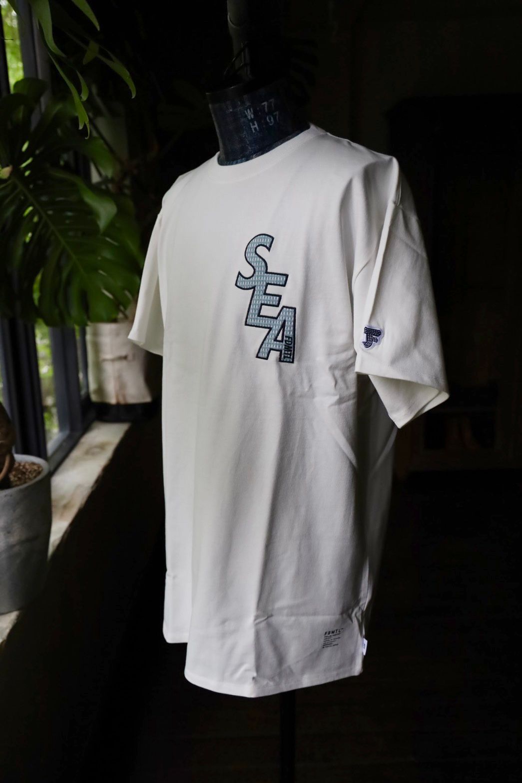 ファンダメンタル Tシャツ FDMTL×WIND AND SEA"PATCH TEE"WHITE☆10月5日(土)発売！