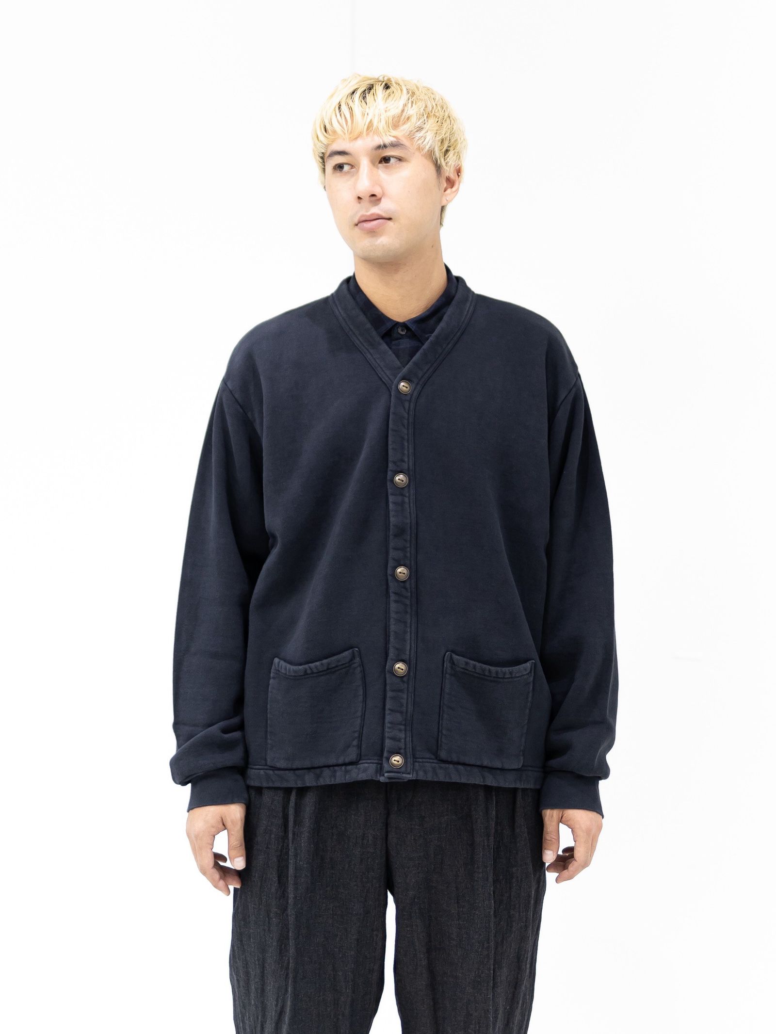 アプレッセ 2026 STYLE2 Vintage Sweat Cardigan(26AAP-05-14)BLACK☆9月19日(土)発売！