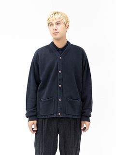 A.PRESSE Vintage Sweat Cardigan(BLACK)☆9月19日(土)新作発売！