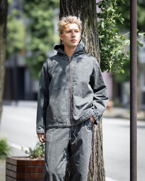 アプレッセ 2025 STYLE2 Vintage US Navy Zip Hoodie (25AAP-01-54)OLIVE