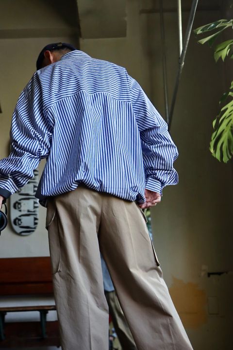 FreshService CORPORATE STRIPE ANORAK SHIRTスタイル.11.1.