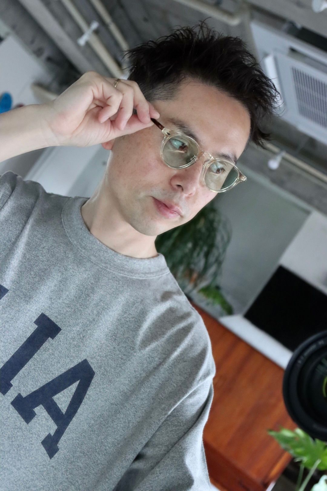 CIOTA 22SS スビンコットンポリエステルツイル5Pパンツ"NAVY"style.
