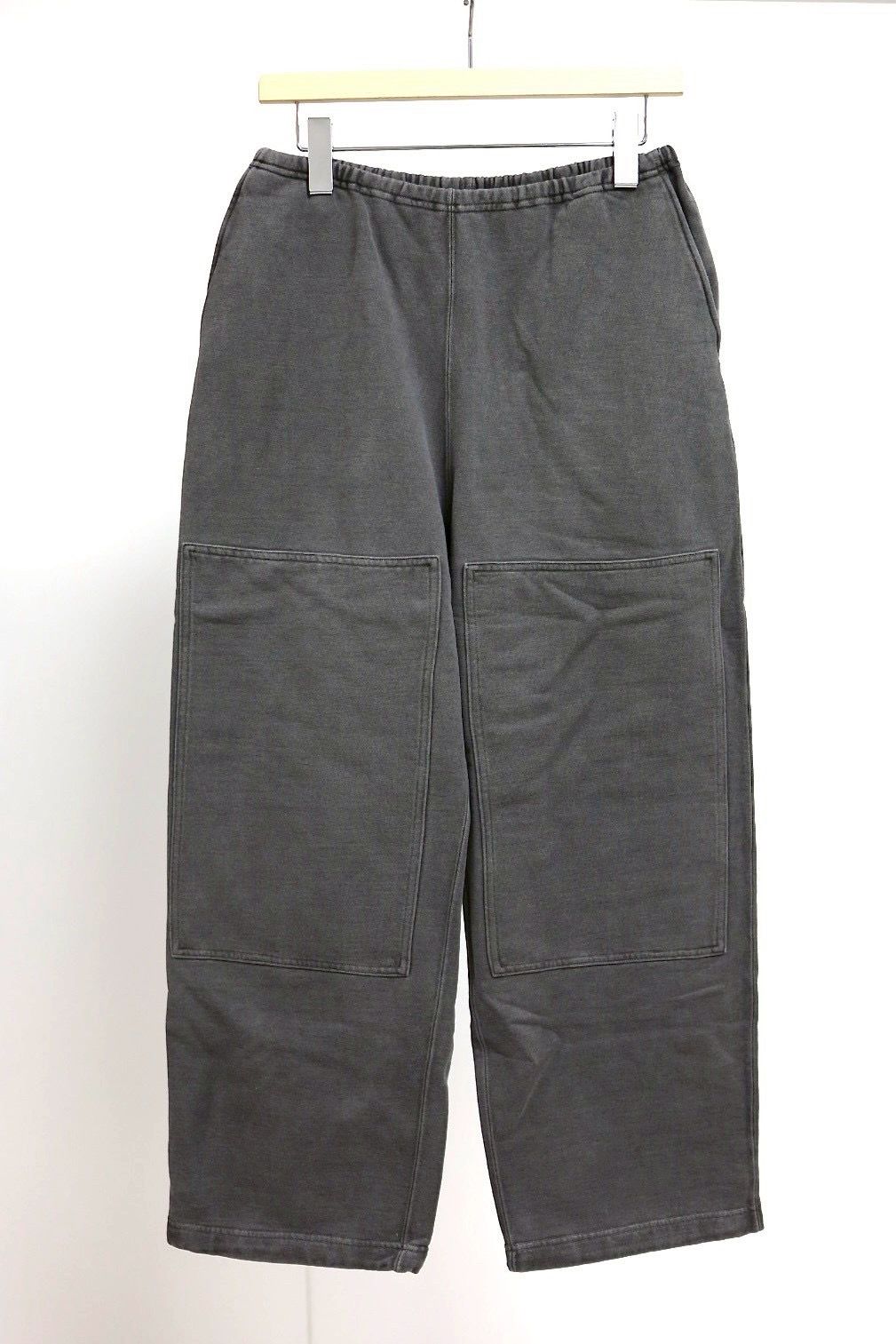 blurhms ブラームス 26SS Light Sweat Double-knee pants(BHS26S033)Black pigment over dye☆1月23日(金)新作発売！