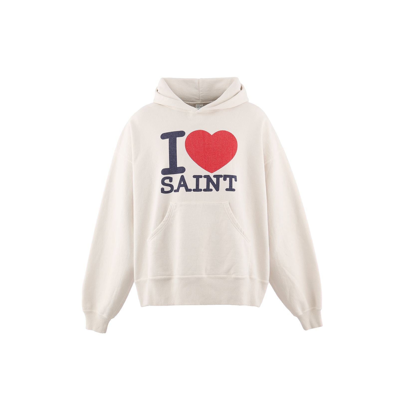 セントマイケル 26SS I LOVE SAINT HOODIE(SM-MK8-0000-058)WHITE★1月10日(土)発売！