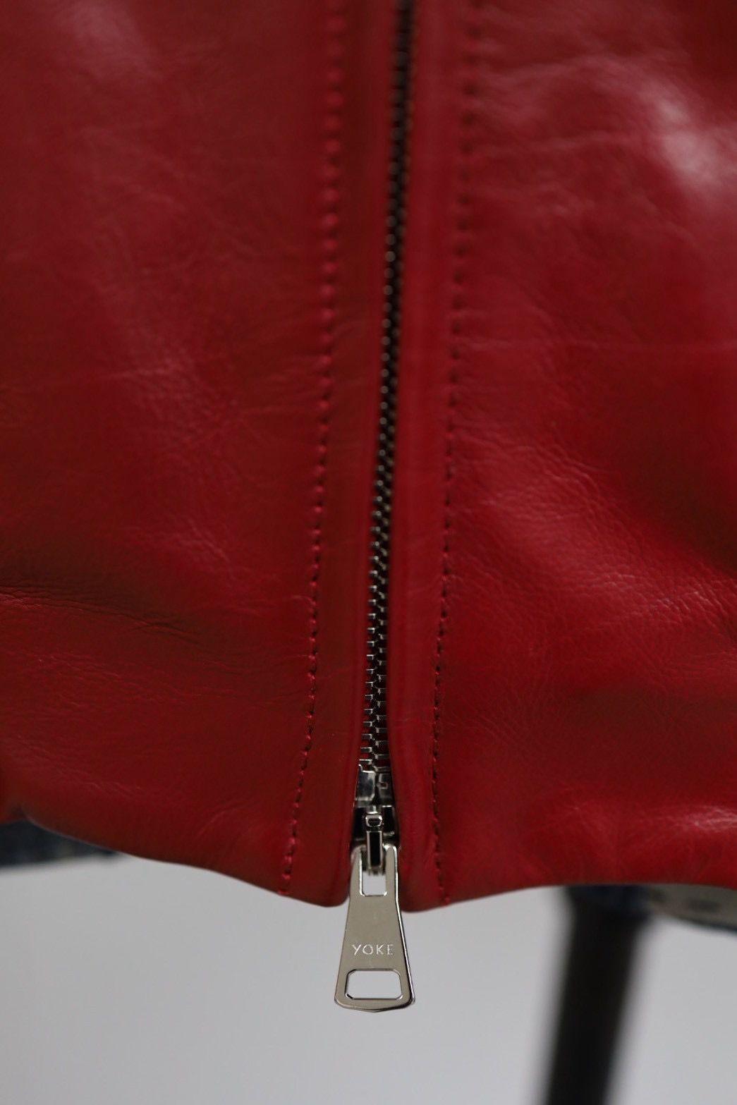 YOKE 26SS Carf Leather Truck Jacket(YK26SS01157B)RED☆1月24日(土)発売！