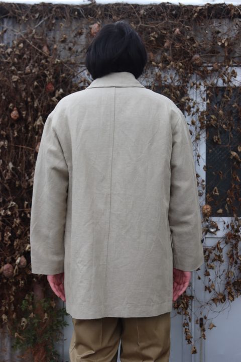 A.PRESSE Linen Half Coat style.2023.1.27