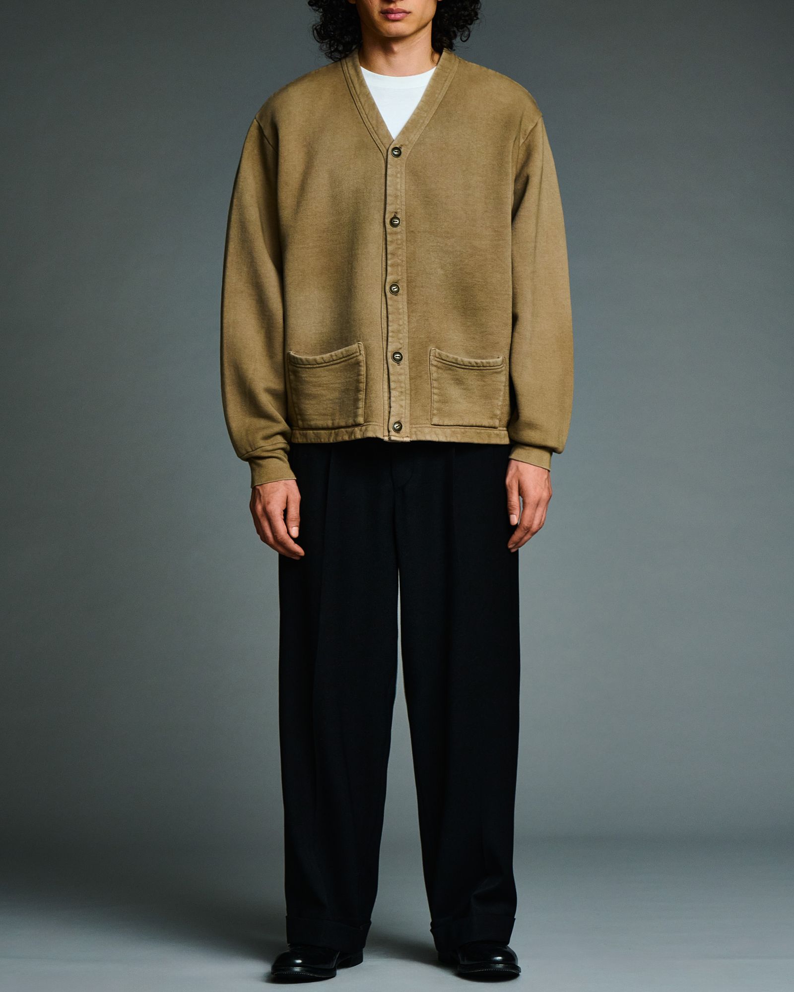 アプレッセ 2026 STYLE2 Vintage Sweat Cardigan(26AAP-05-14)MOCHA☆9月19日(土)発売！