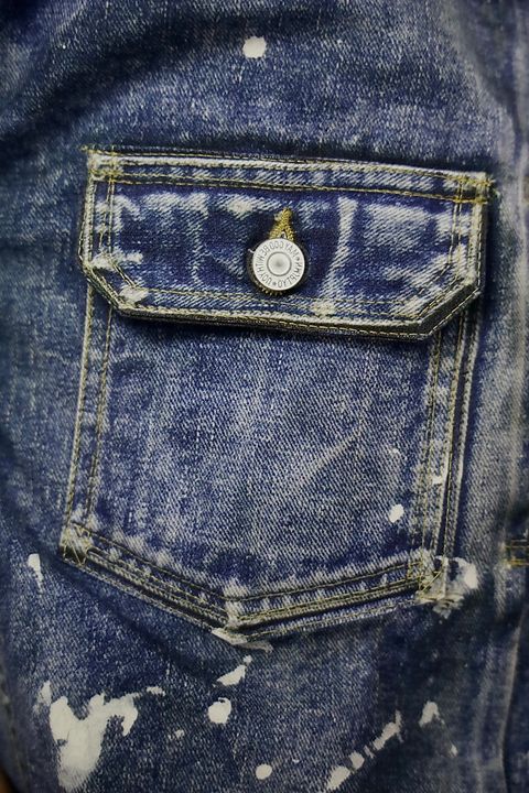 eYe JUNYA WATANABE MAN×New Manual 転写デニムプリントジャケットスタイル