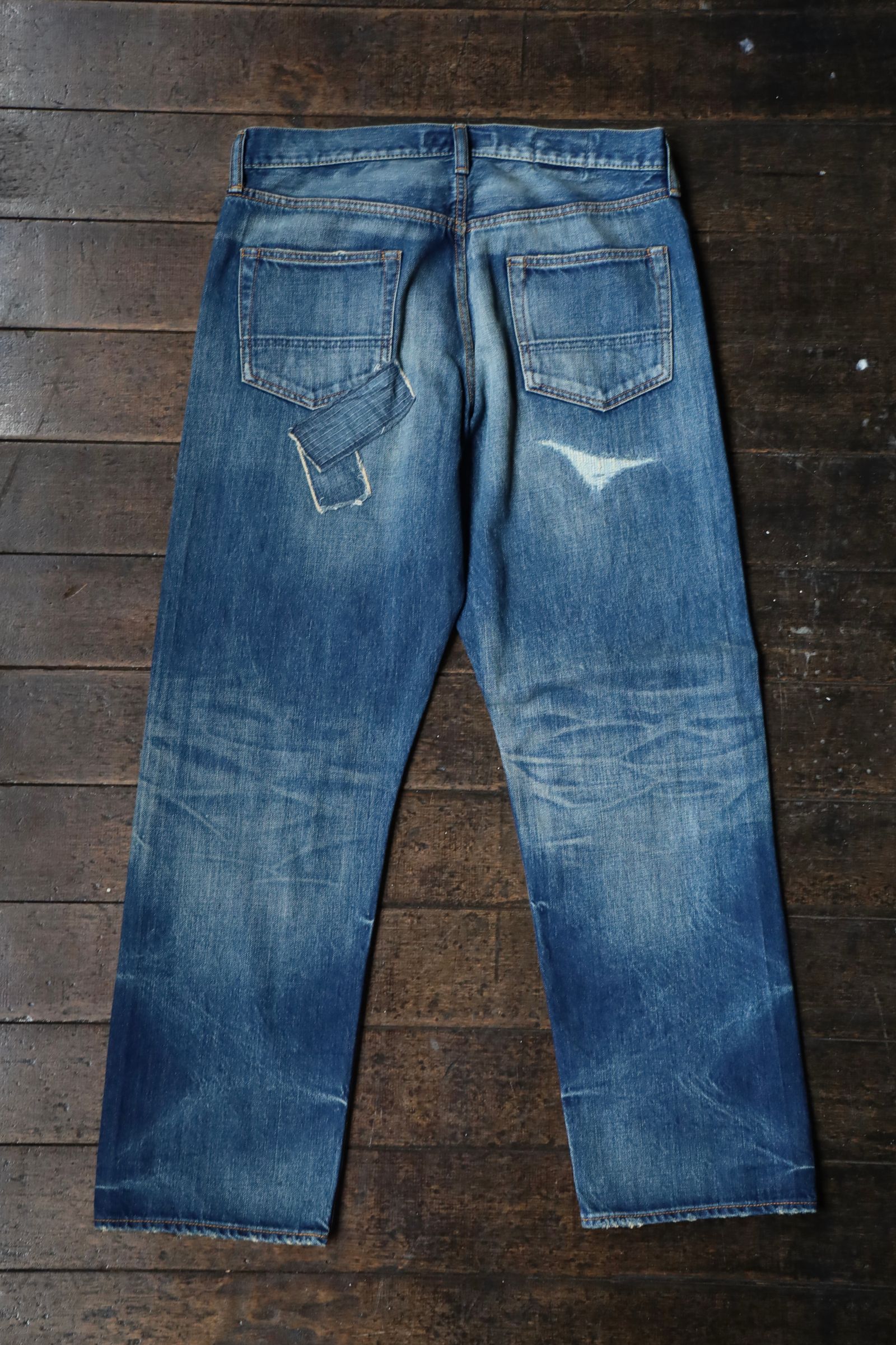 ファンダメンタル デニムパンツ CLASSIC STRAIGHT DENIM CS125 (FA25/MG125)INDIGO