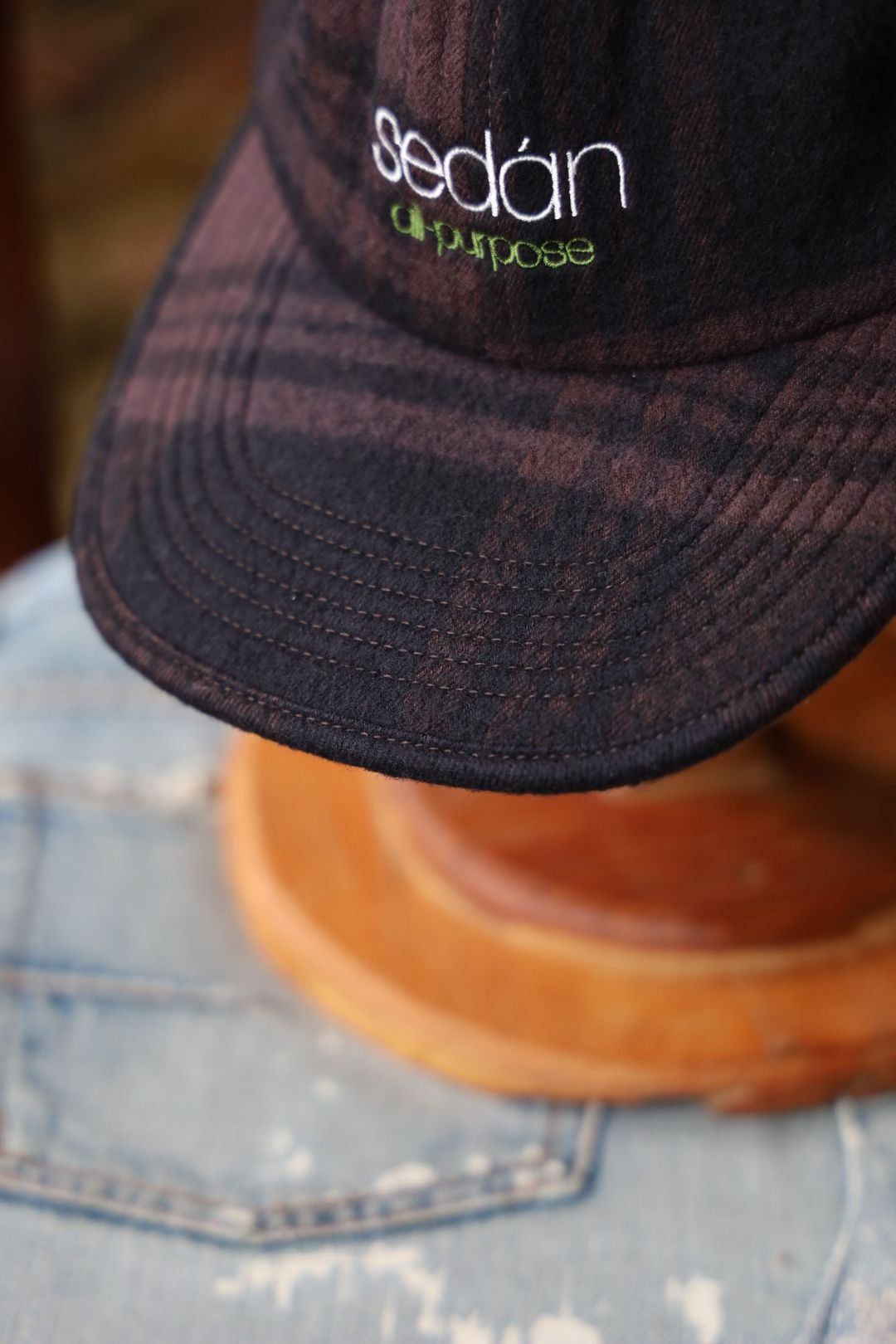 セダンオールパーパス FW25 Classic Logo C/W Plaid Cap(SD25F-CP04)Brown☆10月4日(土)発売！