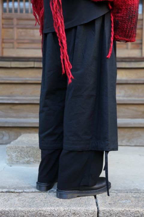 Yohji Yamamoto 朝倉ペイント手編タートルCニットstyle.10.1.
