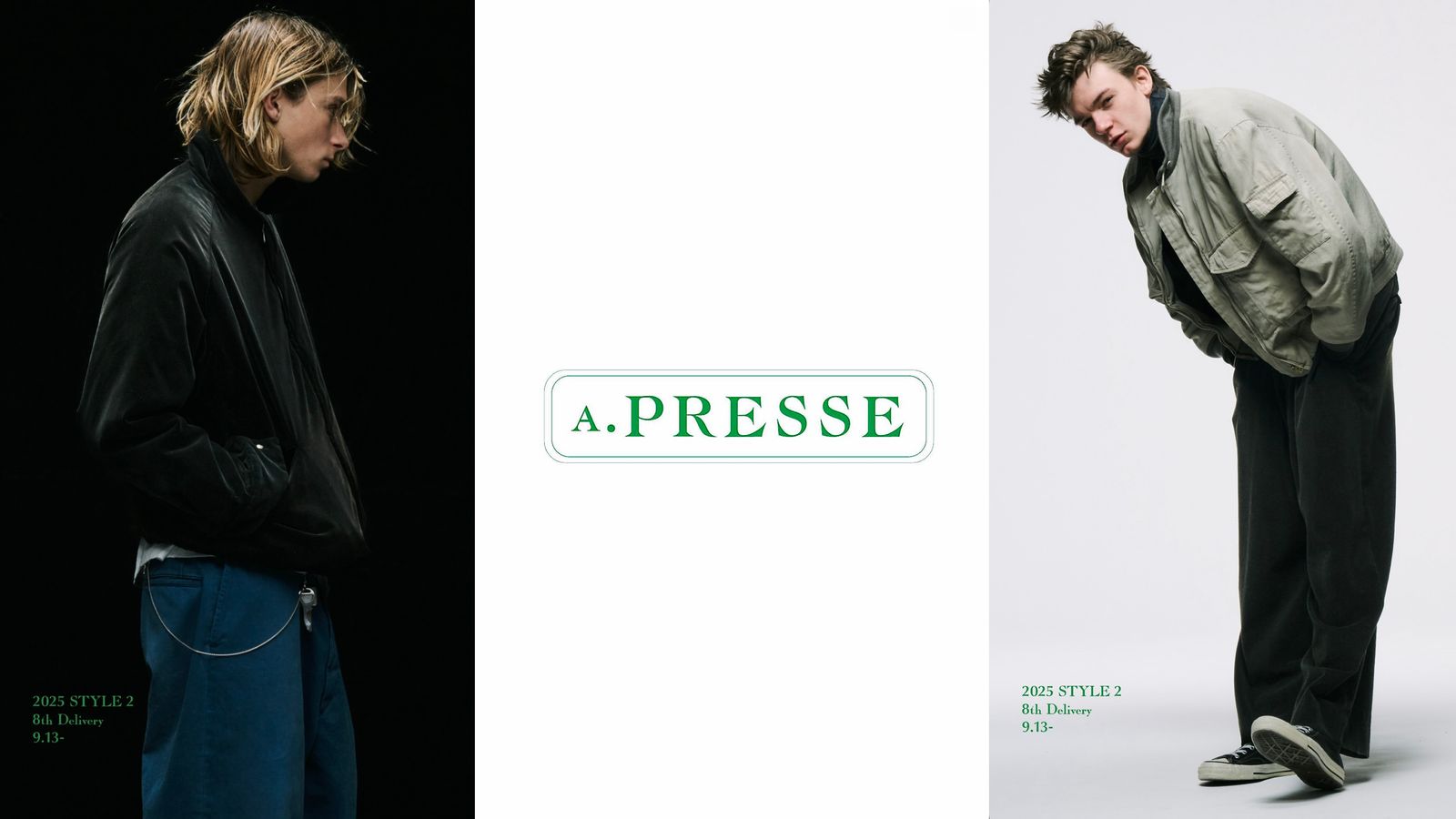 A.PRESSE 2025 STYLE2 8th Delivery 9月13日(土)発売！