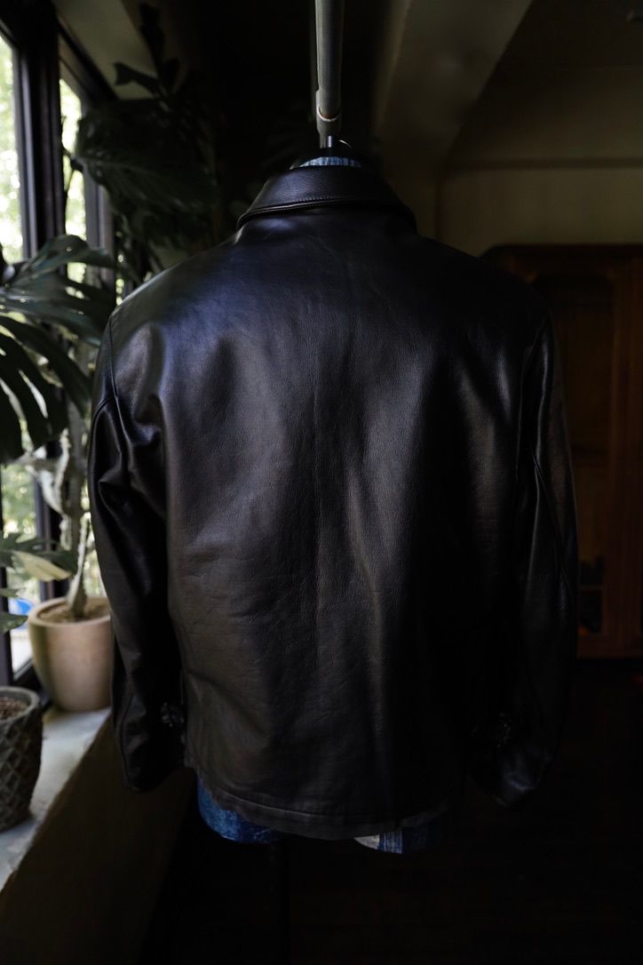 ヨウジヤマモト COW/DRUM LEATHER CUT OFF BLOUSON(HO-Y06-710)☆新作発売！
