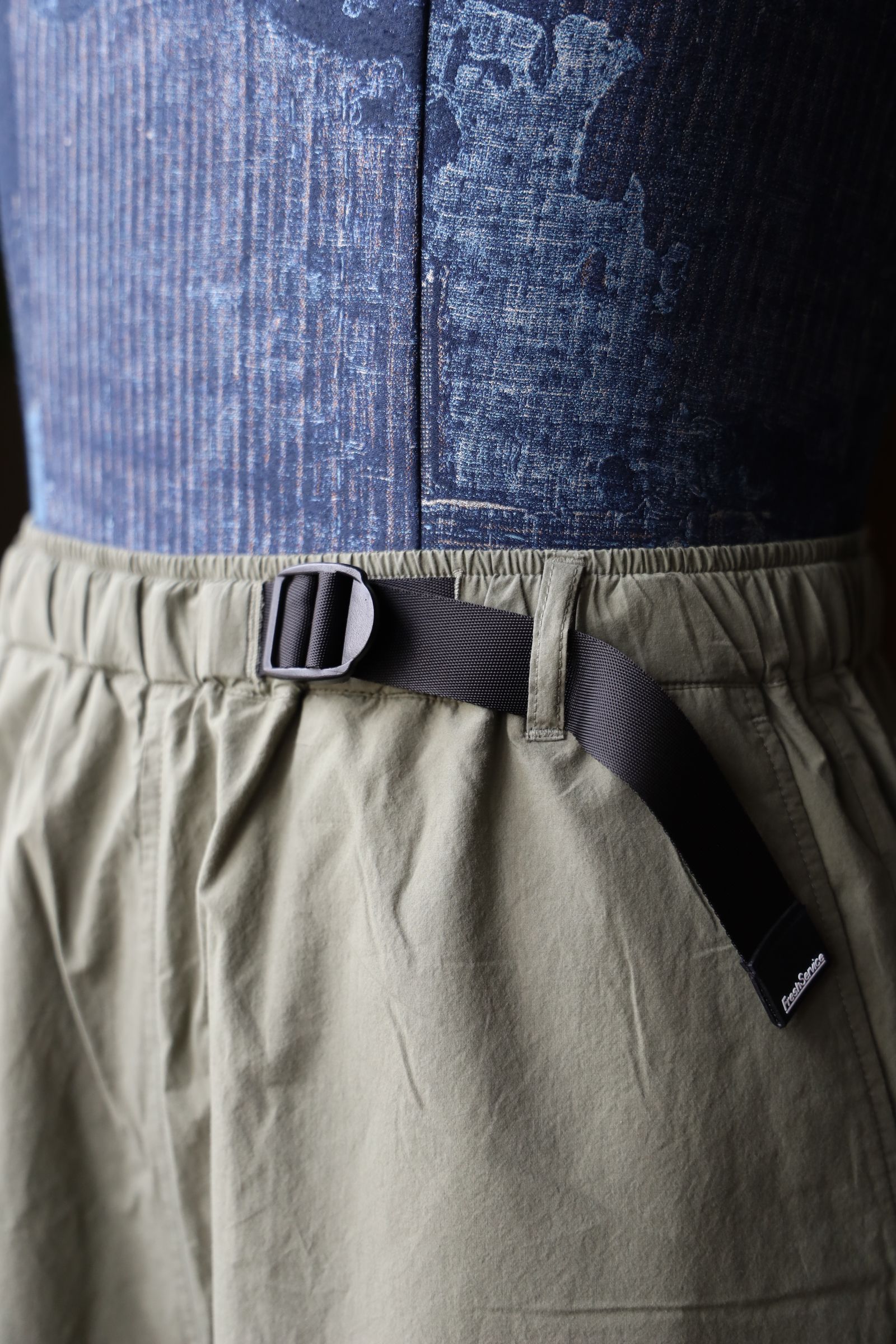 フレッシュサービス CRISP COTTON CLIMBING SHORTS(FSC251-40113)KHAKI