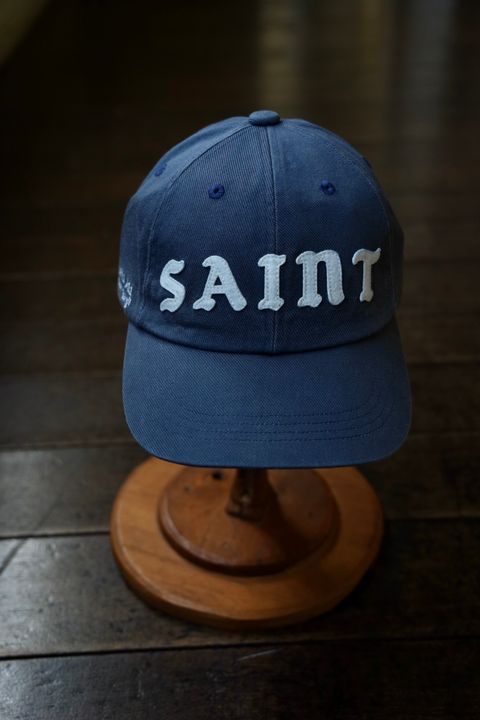 セントマイケル25SS SAINT 6PANEL CAP(SM-HR8-0000-080)NAVY