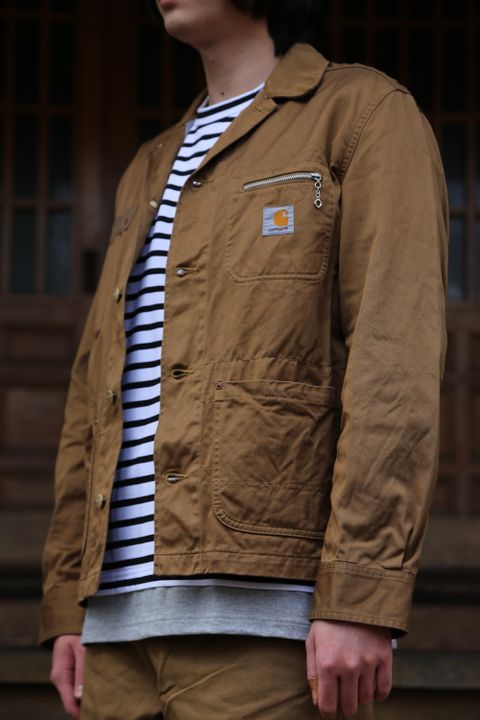 eYe JUNYA WATANABE COMME des GARCONS MAN CarharttカーハートWネームジャケット style.2021.4.17.
