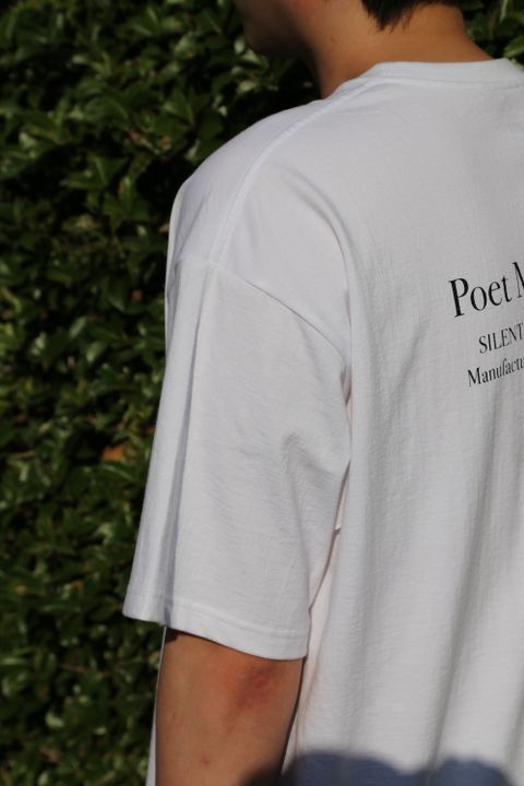 Graphpaper POET MEETS DUBWISE for Graphpaper Oversized Tee “WORDS AND SILENCE” style.2021.6.20