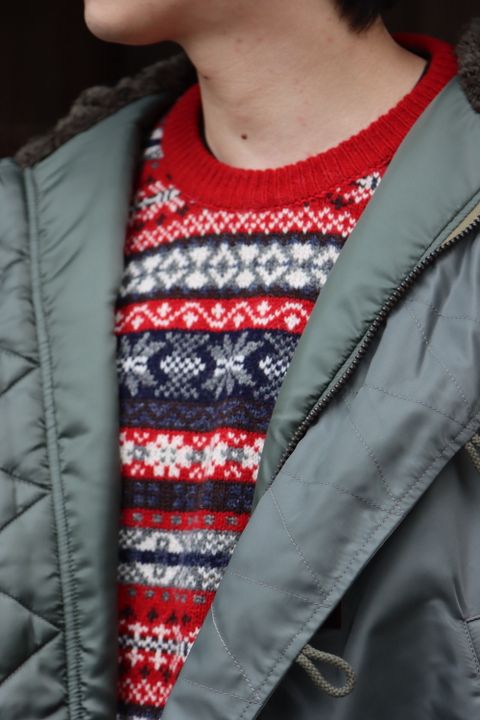 JUNYA WATANABE CdG MAN ウールジャガードN-2Bフライトジャケット style.2021.11.6