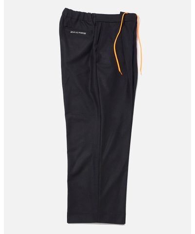 セダンオールパーパスFW23 Tech Flannel Wide Slacks (SD23F-PT04)Black☆10月28日(土)発売！