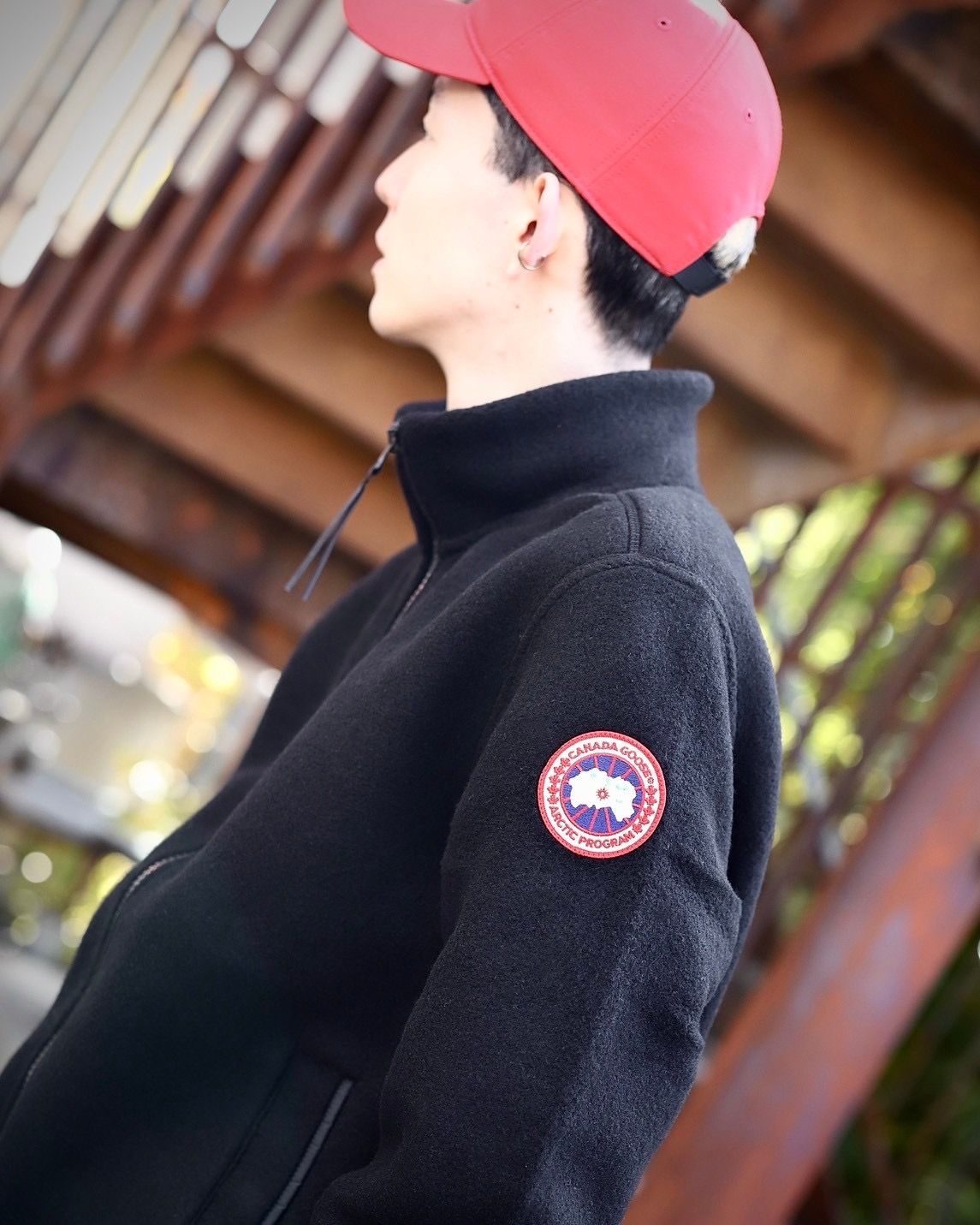 CANADA GOOSE カナダグース 新作Lawson Jacket Kind Fleeceスタイル