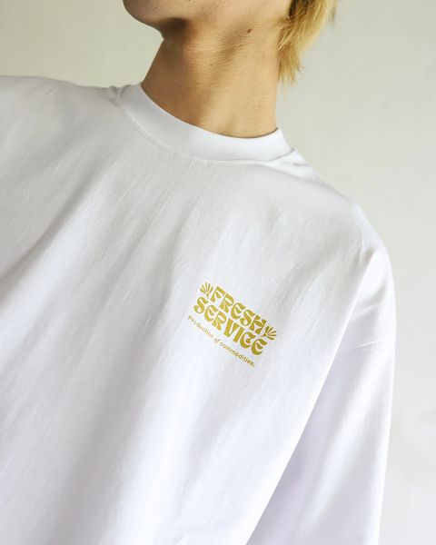 FreshService 24SS CORPORATE PRINTED S/S TEE ‘‘ON LINES’’ style 2024.4.19