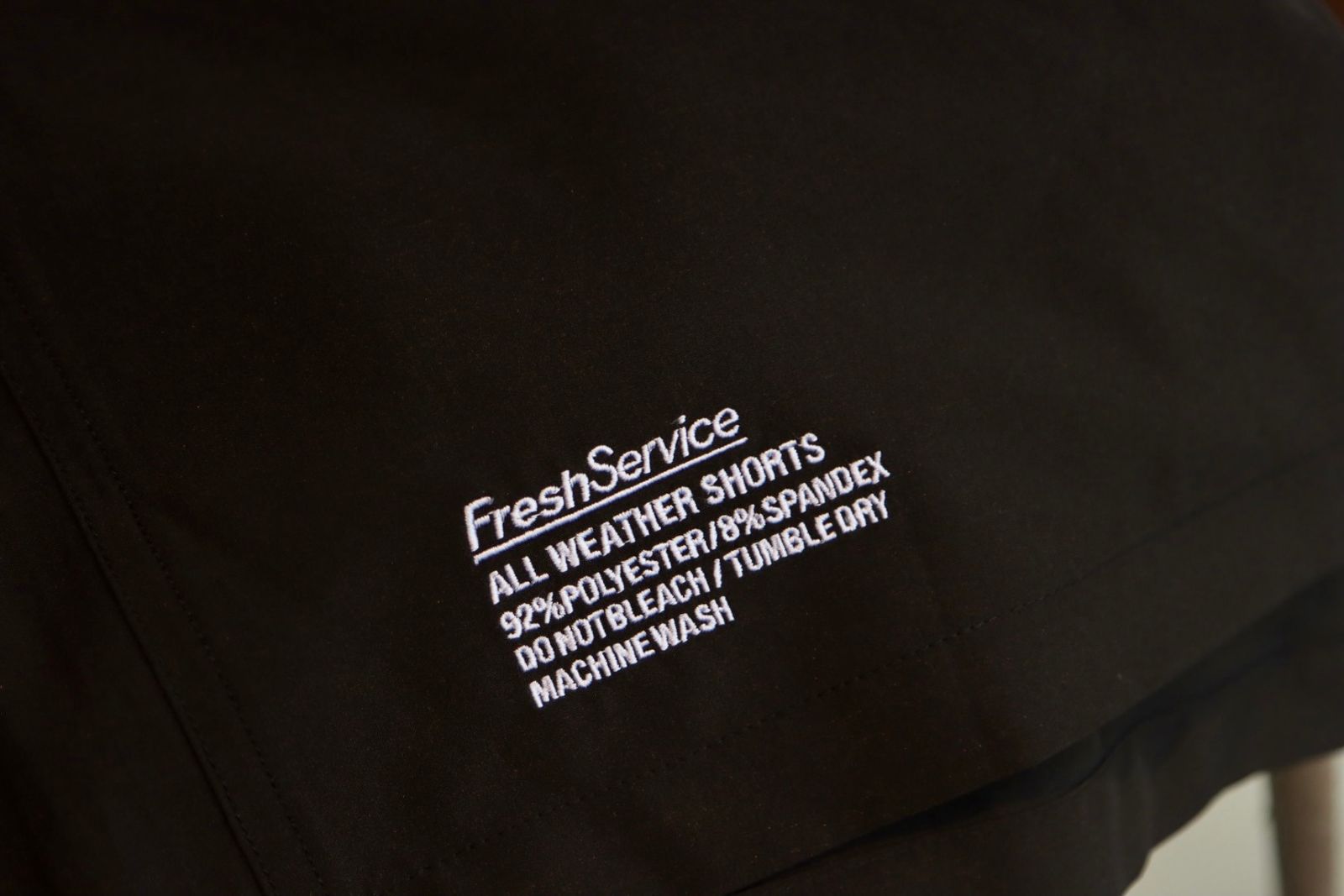 フレッシュサービス ALL WEATHER SHORTS (BLACK)