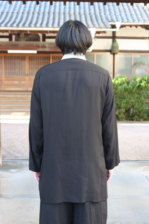 Yohji Yamamoto N-スペアカラー付きシャツ(HG-B57-216) style.2022.1.8