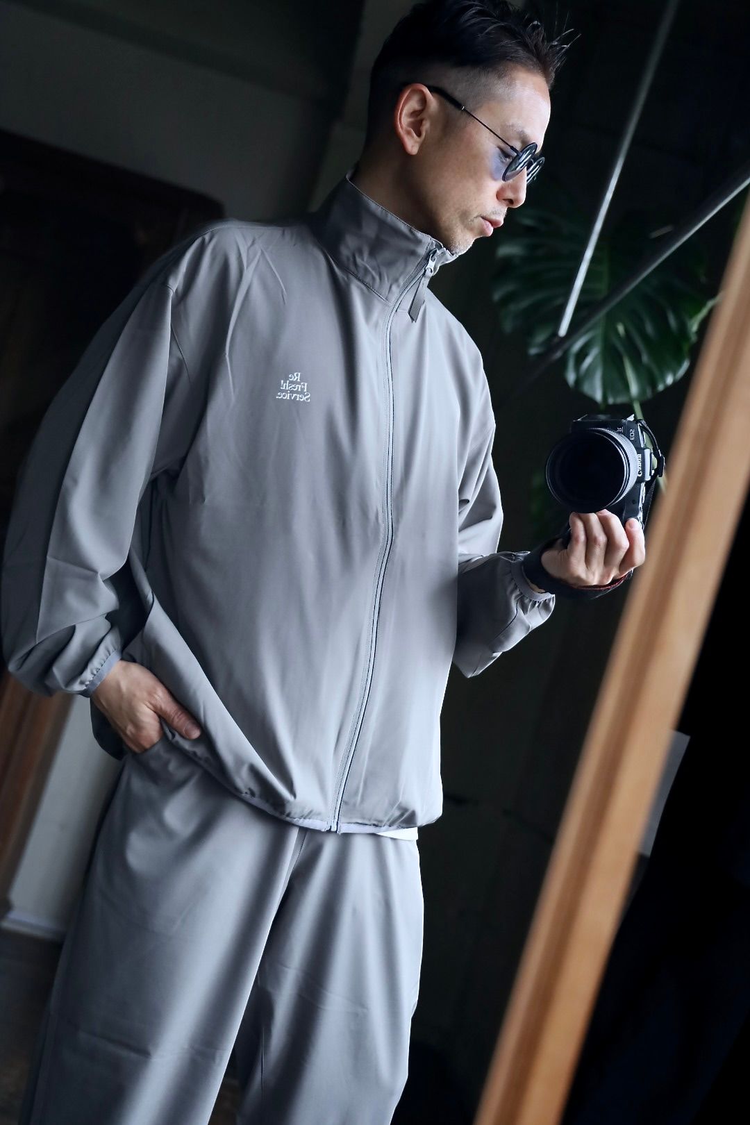 ReFresh!Service. “UTILITY PACKABLE SUIT”(GRAY)スタイル
