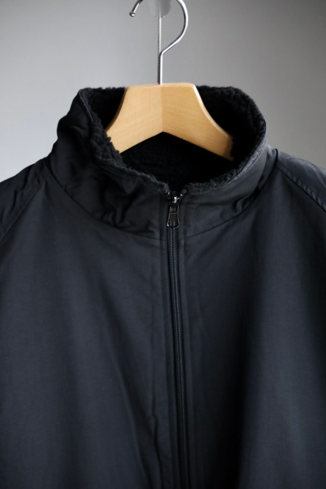 イズネスミュージック 25AW DELAY REVERSIBLE FLEECE JACKET (IMP6_22_MUSIC DELAYJK01)BLACK☆新作発売！