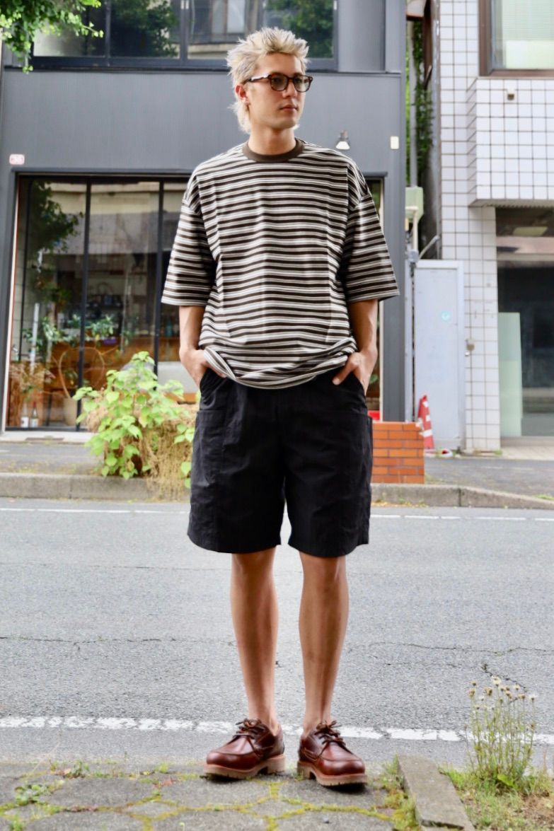 COMME des GARSONS 新作天竺ボーダー Tシャツ MARKスタイル