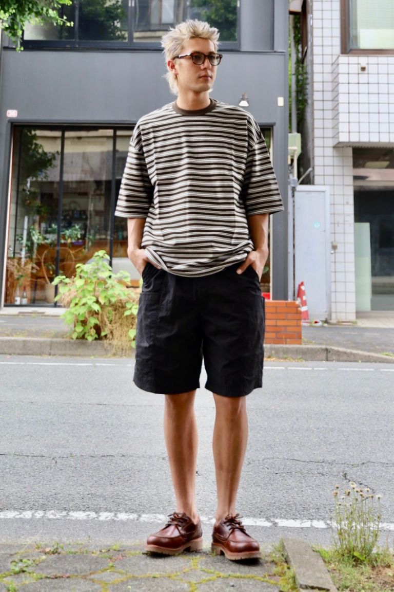 COMME des GARSONS 新作天竺ボーダー Tシャツ MARKスタイル