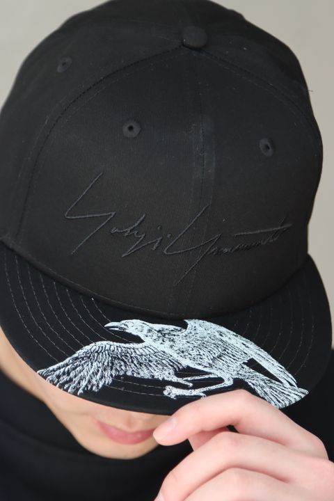 Yohji Yamamoto×New Era CROW PRINT OVERSIZED PERFORMANCE S/S TEE style.2022.4.12.